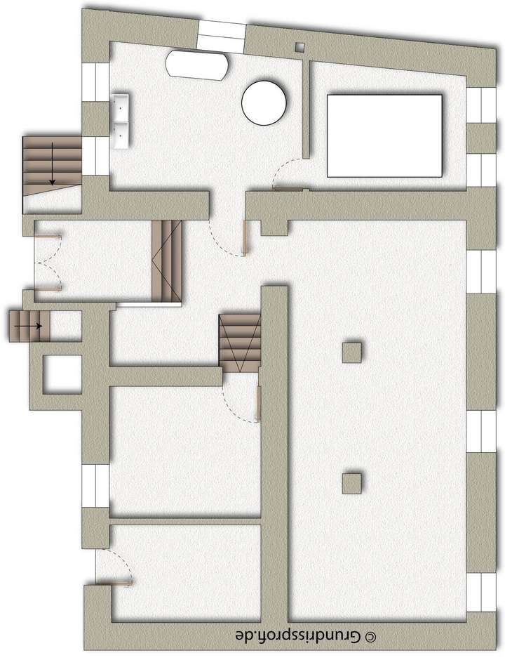 Kellergeschoss mit Gewölbekel