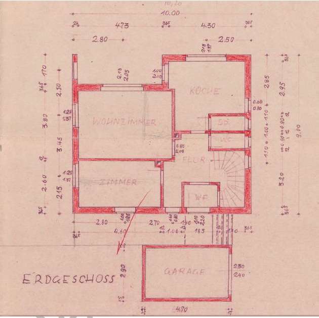 Grundriss Erdgeschoss