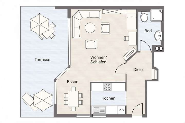 013 - Grundriss Hanggeschoss