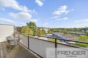 Charmante 2,5-Zimmer-Maisonette-Wohnung mit Dachterrasse in  Düsseldorf-Oberbilk