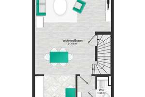 Effizientes, familienfreundliches Reihenmittelhaus mit Keller – Die vollständige Adresse der Immobilie erhältst du vom Anbieter., 50859 Widdersdorf, Köln – Vorschaubild 13