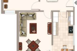 b sofort frei!  helle 2-Zimmer-Wohnung imit Balkon n Mönchengladbach Wickrath-Mitte – Am Antoniushügel 30, 41189 Wickrath-Mitte, Mönchengladbach – Vorschaubild 2