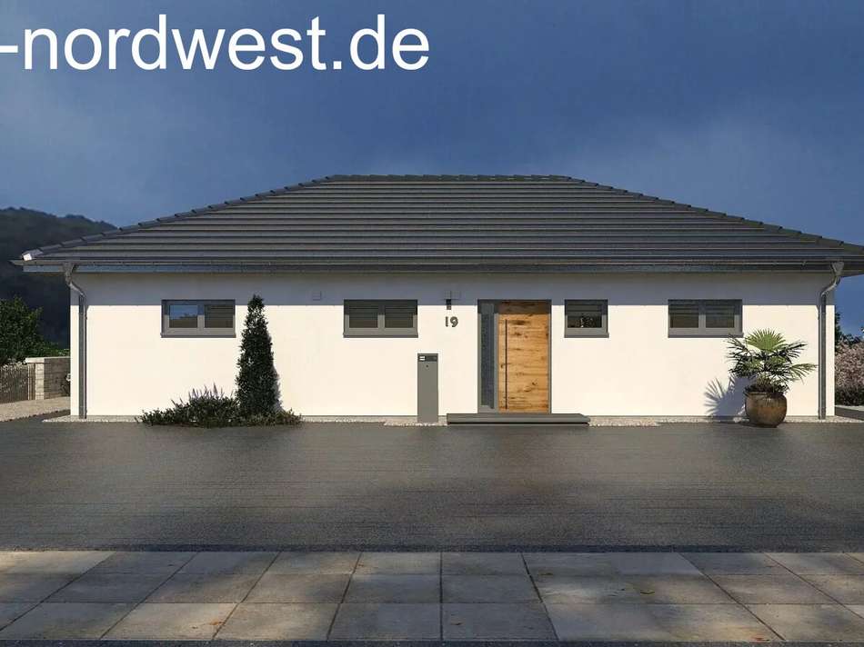 Bungalow 3 Walmdach
