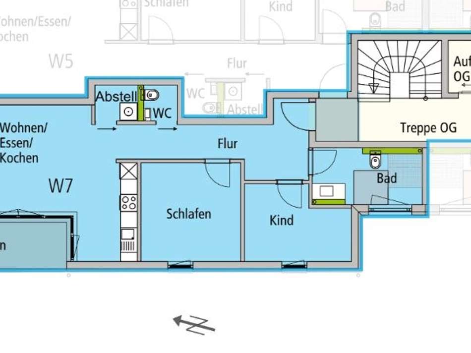 Grundriss Wohnung Nr.7