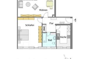 Für Altbauliebhaber - gemütliche 2-Zimmer-Wohnung in Mülheim-Styrum - WBS erforderlich – Heidestr. 7, 45476 Styrum, Mülheim an der Ruhr – Vorschaubild 8