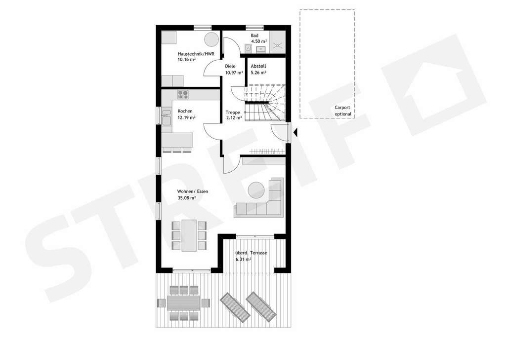 Immobilie in Reil - Ihr modernes Fertighaus mit Holzfassade von STREIF - Bild 1