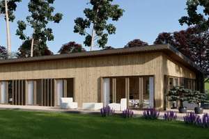Neubau eines modernen Holzhauses in Oberhausen an der Nahe – Die vollständige Adresse der Immobilie erhältst du vom Anbieter., 55585 Oberhausen an der Nahe – Vorschaubild 1
