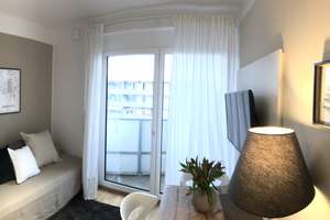 Zuhause mit Balkon, modernes möbliertes Apartment mit Wohlfühl-Einrichtungskonzept – Willy-Brandt-Alle 14, 81829 Messestadt Riem, München – Vorschaubild 15