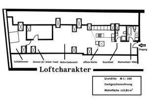 *** Loft-Charakter: 3-Zi-DG-Wohnung mit 2 Bäder und KFZ Stellplatz in guter Lage Trudering! *** – 81825 Gartenstadt Trudering, München – Vorschaubild 30