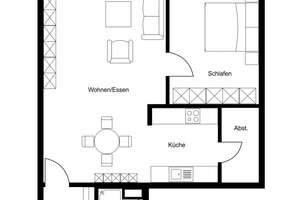 Kapitalanlage - 2,5-Zimmer Balkonwohnung
in Dahlhausen – Die vollständige Adresse der Immobilie erhältst du vom Anbieter., 44879 Dahlhausen, Bochum – Vorschaubild 3