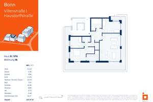 RESERVIERT! D16: Penthouse mit 4 Zimmern und dreiseitigen Terrassen – Villenstraße 4, 53129 Dottendorf, Bonn – Vorschaubild 4