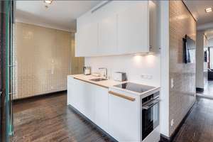 Möbliert: FRIENDS Tower: Elegante 1,5-Zimmer Wohnung – Die vollständige Adresse der Immobilie erhältst du vom Anbieter., 80639 Nymphenburg, München – Vorschaubild 6