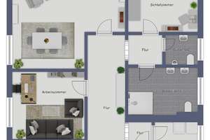 Großzügiges Einfamilienhaus in Bloherfelde mit Garten, Garage und viel Potenzial – Die vollständige Adresse der Immobilie erhältst du vom Anbieter., 26129 Bloherfelde, Oldenburg (Oldenburg) – Vorschaubild 2