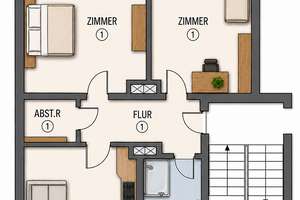 Bezugsfreie 2-Zimmer-ETW mit Balkon in Höhenberg – 51103 Höhenberg, Köln – Vorschaubild 14