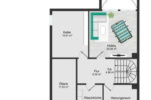 Doppelhaushälfte in ruhiger und gefragter Bestlage mit attraktivem Ausbaupotential – Die vollständige Adresse der Immobilie erhältst du vom Anbieter., 81827 Waldtrudering, München – Vorschaubild 16