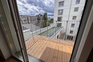 Neubau-Erstbezug 2-Zimmer im Prenzlauer Berg mit Balkon & Weitblick - Nordisch-modern möbliert
