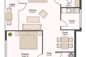 Schöne 2,5-Zimmer-Wohnung in Offenbach-Bieber – Konrad-Adenauer-Straße 32, 63073 Bieber, Offenbach am Main – Vorschaubild 7