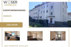 Einziehen & wohlfühlen: Moderne 2-Zimmer-Wohnung mit Balkon in Hameln