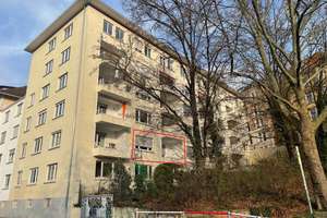 Sonnige 2‑Zimmer‑Wohnung mit Loggia – zentral Wohnen am Park – Die vollständige Adresse der Immobilie erhältst du vom Anbieter., 70182 Kernerviertel, Stuttgart – Vorschaubild 2