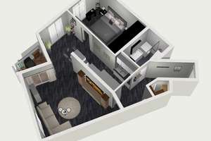 2-Zimmer Wohnung in Wolfsburg Nordstadt – Brüder-Grimm-Straße 32, 38448 Tiergartenbreite, Wolfsburg – Vorschaubild 1