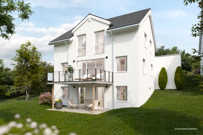 Leonberg: Es entstehen 2 Einfamilienhäuser. Ca. 175 m² Wfl. + Doppelgarage. Sonnige, ruhige Lage