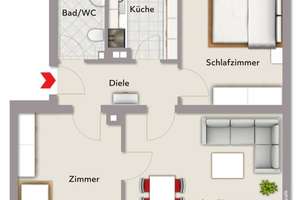 Bezugsfreie 3-Zimmerwohnung im EG mit zwei Balkonen! – Die vollständige Adresse der Immobilie erhältst du vom Anbieter., 70374 Winterhalde, Stuttgart – Vorschaubild 16
