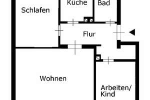 BS- Heidberg, 3 Zimmer Wohnung mit großem Balkon – Ascherslebenstraße 8, 38124 Heidberg-Melverode, Braunschweig – Vorschaubild 5