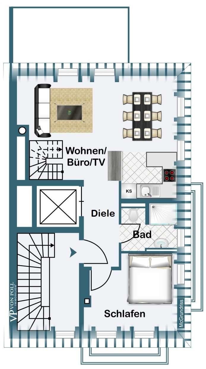 Dachgeschoss Variante I