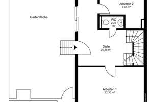 Rummelsburger Bucht: Architekten-Townhouse am Medaillonpark mit Garten, Dachterrasse und Stellplatz – An der Bucht 61, 10317 Rummelsburg, Berlin – Vorschaubild 3