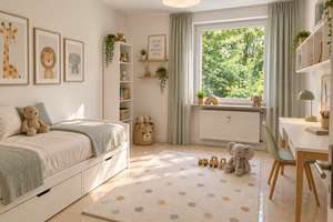Helle 3-Zimmer-Wohnung mit Einbauküche, Loggia und TG in München-Schwabing – 80804 Münchner Freiheit, München – Vorschaubild 4