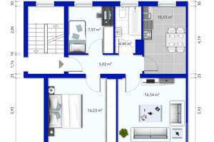Stilvoll modernisiert: 3-Zimmer-Wohnung in Hannover – Großer Kolonnenweg 12, 30163 Vahrenwald, Hannover – Vorschaubild 13