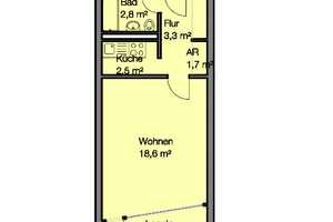 Nähe U-Bahn! 1-Zimmerwohnung mit Balkon – Ossietzkystr. 35, 90439 Nürnberg – Vorschaubild 11