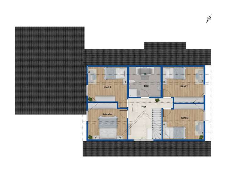 Grundriss Obergeschoss