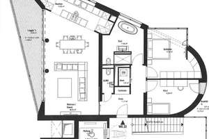 HAFENGOLD – Exklusive 3-Zimmer-Wohnung mit außergewöhnlich großem Wohnbereich und großer Loggia – 63067 Kaiserlei, Offenbach am Main – Vorschaubild 27