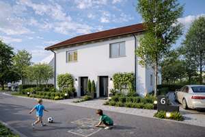 Neubau Doppelhaushälfte in massiver Bauweise (EH55) Energieklasse A+ – Die vollständige Adresse der Immobilie erhältst du vom Anbieter., 83064 Raubling – Vorschaubild 2