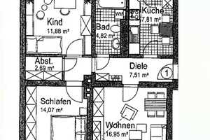 *Vermietete 3-Raum-Wohnung mit Balkon in 09126 Chemnitz zum Verkauf* – Lutherstraße 34, 9126 Chemnitz – Vorschaubild 2