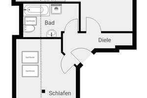 Helle Dachgeschoss-Wohnung | Ruhige Wohnlage | Tageslichtbad mit Wanne – Diakonissenstraße 4, 4177 Altlindenau, Leipzig – Vorschaubild 2