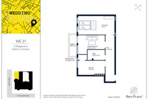 Investieren nahe Brüsselerkiez: VERMIETETE Kapitalanlage mit Südwest-Balkon - Hallo Altersvorsorge! – Togostraße 16, 13351 Wedding, Berlin – Vorschaubild 3