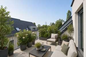 Penthouse mit Lift direkt in die Wohnung. Wohnen zwischen Schlosspark und Rhein. – Die vollständige Adresse der Immobilie erhältst du vom Anbieter., 65203 Biebrich, Wiesbaden – Vorschaubild 2