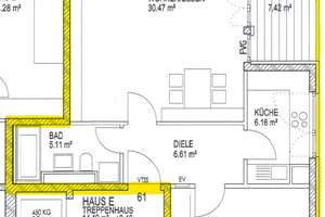 Wohntraum für Paare und Singles * 2 Zi. mit Balkon * 64 m²