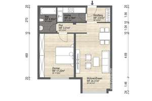 +++ Frisch modernisiert! 2-Zimmer-Wohnung mit halboffener Wohnküche im Herzen von Striesen +++ – Die vollständige Adresse der Immobilie erhältst du vom Anbieter., 1309 Striesen-West, Dresden – Vorschaubild 10