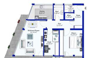 Gepflegte 3-Zimmer-Wohnung in Pfuhl mit Wellnessangebot: Pool und Sauna inklusive  – Die vollständige Adresse der Immobilie erhältst du vom Anbieter., 89233 Neu-Ulm – Vorschaubild 10