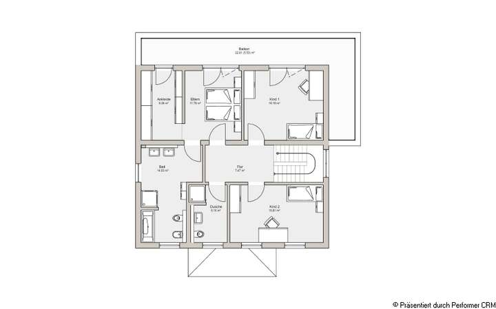 Grundriss Obergeschoss