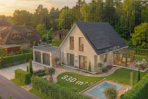 EXCLUSIV: 2.200€ € : Haus 142 m² auf 830 m2 in Bernau Mietkauf++, EBK, DG, PV Anlage, bezugsfertig, – Die vollständige Adresse der Immobilie erhältst du vom Anbieter., 16321 Bernau bei Berlin – Vorschaubild 4