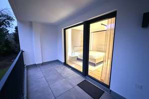 Exklusives, vollmöbliertes Design-Studio mit großem Westbalkon und Blick ins Grüne – 40468 Unterrath, Düsseldorf – Vorschaubild 8
