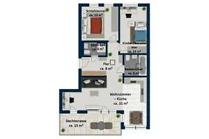 Sonne, Raum und Zuhause – 3 Zimmer mit Süd-Dachterrasse in Moosach und A+ Energieeffizienz – Die vollständige Adresse der Immobilie erhältst du vom Anbieter., 80993 Alt-Moosach, München – Vorschaubild 19