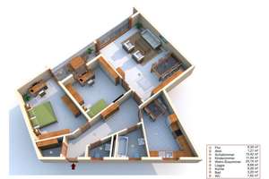 Attraktive 3-Zimmer-Wohnung mit Südbalkon & Tiefgarage in Stuttgart-Fasanenhof – unter 200.000 €! – Die vollständige Adresse der Immobilie erhältst du vom Anbieter., 70565 Fasanenhof, Stuttgart – Vorschaubild 22