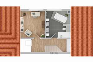 Klimatisierte 3-Zi.-DG-Maisonettewohnung in ruhiger Sackgasse – Die vollständige Adresse der Immobilie erhältst du vom Anbieter., 71642 Hoheneck, Ludwigsburg – Vorschaubild 15
