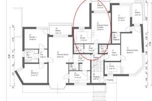 Charmante 1-Zimmer-Wohnung mit kleiner Einbauküche, Parkett und Balkon – Lange-Feld-Straße 11, 30559 Kirchrode, Hannover – Vorschaubild 2