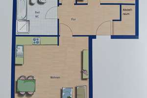 Bezugsfreie 3 Zimmer Wohnung mit Süd-Balkon und Tiefgaragenstellplatz * provisionsfrei * Top Lage – Die vollständige Adresse der Immobilie erhältst du vom Anbieter., 80687 Friedenheim, München – Vorschaubild 16